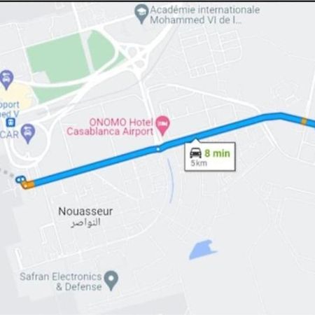 Adorable Apartamento A 8 Min Del Aeropuerto De Casablanca,Wifi Ultra Rapido Y Parking Gratis Derroua ภายนอก รูปภาพ